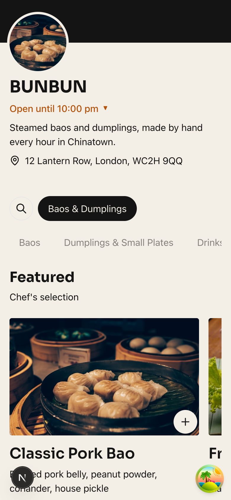 BUNBUN on mobile